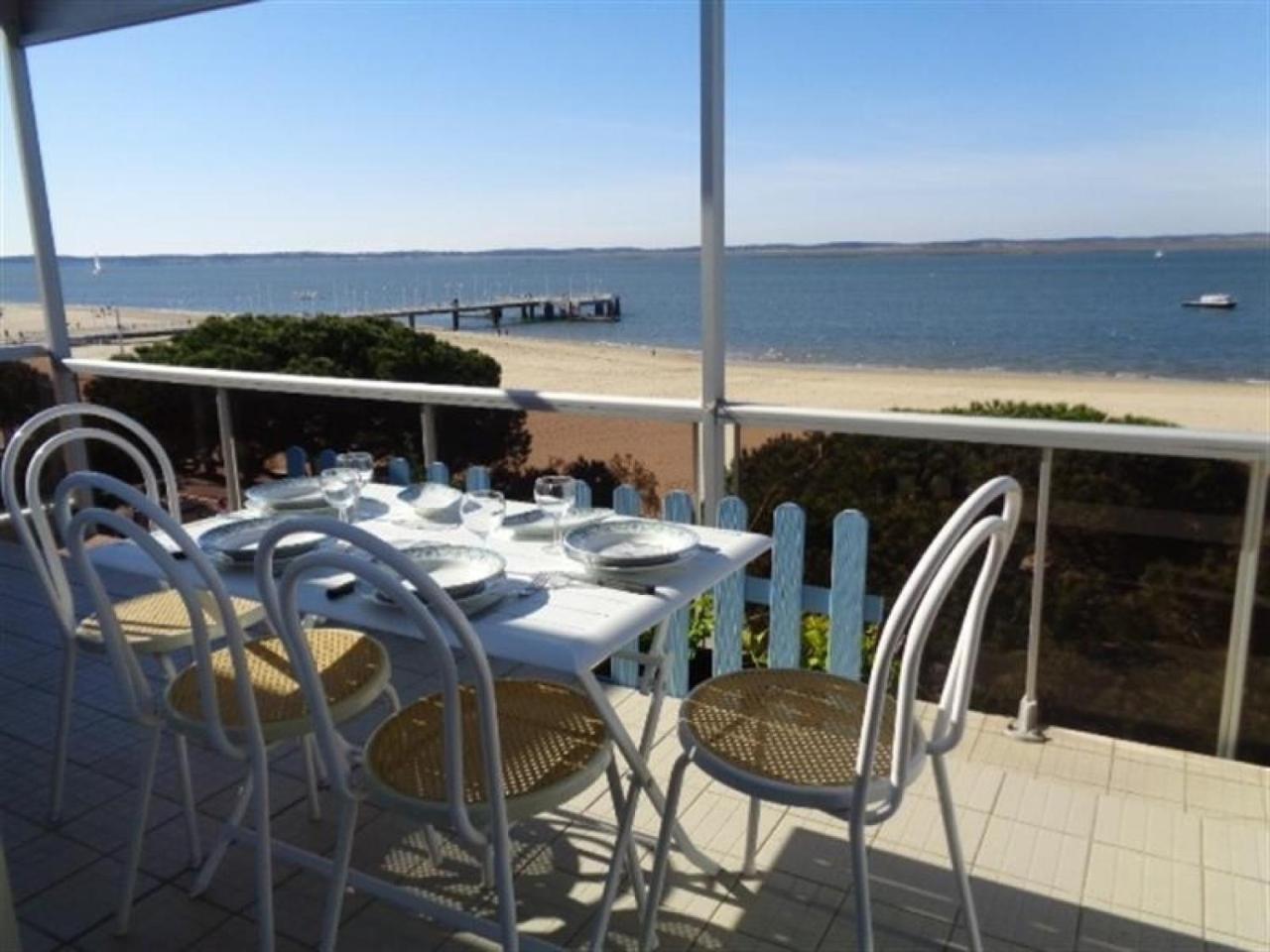 Appartement T3 Au Centre D'Arcachon Avec Vue Mer, Terrasse Et Parking Securise - Fr-1-374-74 Ngoại thất bức ảnh